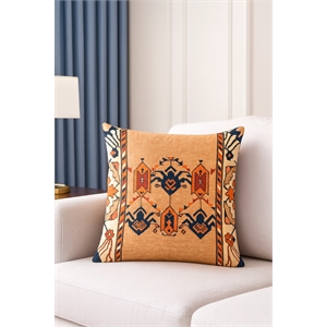Pemberly Row Luxurious Accent 2 Cushion Covers + Inserts in Multi Color