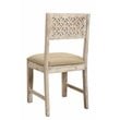 Pemberly Row Farmhouse Solid Wood Dining Chairs (Set of 2) in White