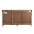 Pemberly Row 6-drawer 2-Door Carved Solid Wood Sideboard in Gray