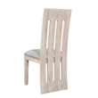 Pemberly Row Upholstered Solid Wood Dining Chairs (Set of 2) in White