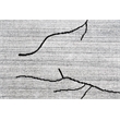 Pemberly Row 6' x 9' Abstract Wool Area Rug in White/Dark Gray