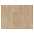 Pemberly Row 8' x 10' Contemporary Stripe Wool Area Rug in Beige