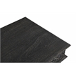 Pemberly Row 2-piece Carved Solid Wood Living Room Table Set in Black