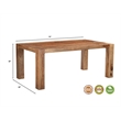 Pemberly Row 7-piece Live Edge Solid Wood Dining Set in Brown