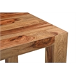 Pemberly Row 7-piece Live Edge Solid Wood Dining Set in Brown
