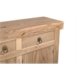 Pemberly Row Traditional 3-drawer 5-Door Solid Wood Sideboard in Brown