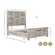 Pemberly Row 3-piece Solid Wood Bedroom Set in White Multicolor