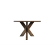 Pemberly Row 7-piece Live Edge Solid Wood Dining Set in Brown
