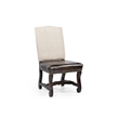Pemberly Row 7-piece Live Edge Solid Wood Dining Set in Brown