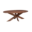 Pemberly Row 7-piece Live Edge Solid Wood Dining Set in Brown