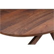 Pemberly Row 7-piece Live Edge Solid Wood Dining Set in Brown