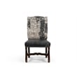 Pemberly Row 7-piece Live Edge Solid Wood Dining Set in Brown
