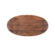 Pemberly Row 7-piece Live Edge Solid Wood Dining Set in Brown