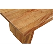 Pemberly Row 7-piece Live Edge Solid Wood Dining Set in Brown