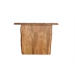 Pemberly Row 7-piece Live Edge Solid Wood Dining Set in Brown