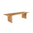 Pemberly Row 13-piece Live Edge Solid Wood Dining Set in Brown