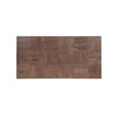 Pemberly Row Rectangular Mango Wood Coffee Table - Dark Brown Top with Dark Base