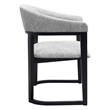 Pemberly Row Modern / Contemporary Solid Wood Dining Chair Gray