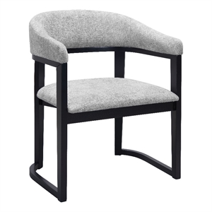 Pemberly Row Modern / Contemporary Solid Wood Dining Chair Gray