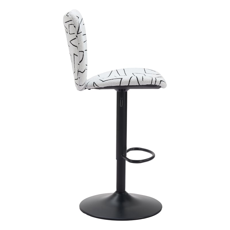 Pemberly Row Modern / Contemporary Engineered Wood Barstool White