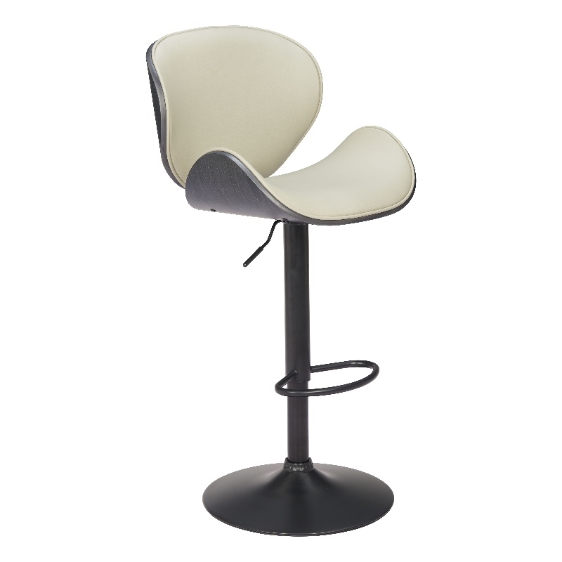 Pemberly Row Modern / Contemporary Engineered Wood Barstool Gray