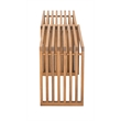 Pemberly Row Contemporary Solid Wood Outdoor Extendable Bench Natural