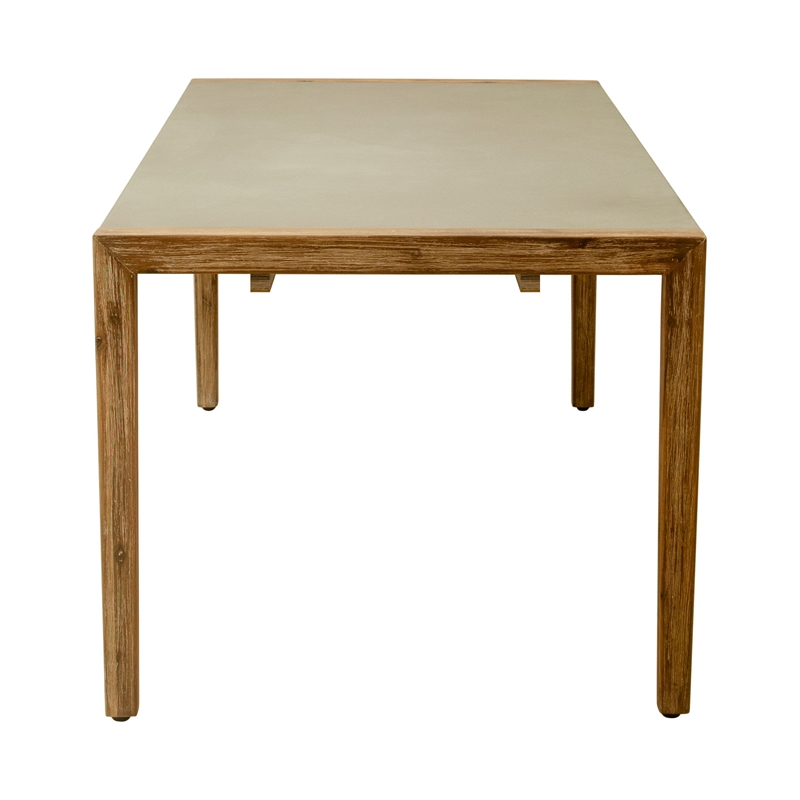 Pemberly Row Modern / Contemporary Wood Dining Table Gray Finish