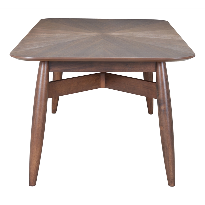 Pemberly Row Contemporary Wood Rectangular Dining Table Espresso