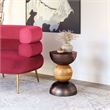 Pemberly Row Modern / Contemporary Assembled Metal Side Table Bronze