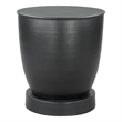 Pemberly Row Modern / Contemporary Assembled Metal Side Table Black