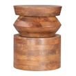 Pemberly Row Modern / Contemporary Assembled Wood Side Table Walnut