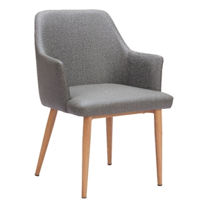 Pemberly Row Modern / Contemporary Engineered Wood Dining Chair Gray