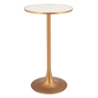 Pemberly Row Modern / Contemporary Metal Bar Table Beige & Gold
