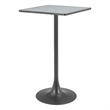 Pemberly Row Modern / Contemporary Metal Bar Table Gray & Bronze