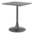 Pemberly Row Modern / Contemporary Metal Bistro Table Black & Bronze