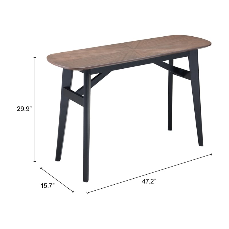 Pemberly Row Modern / Contemporary Wood Console Table Espresso