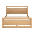 Pemberly Row Modern / Contemporary Engineered Wood Queen Bed Brown
