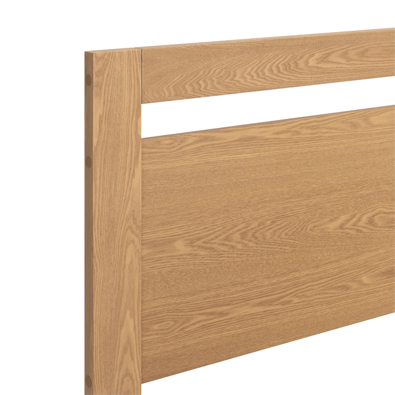 Pemberly Row Modern / Contemporary Engineered Wood Queen Bed Brown