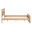 Pemberly Row Modern / Contemporary Engineered Wood Queen Bed Brown
