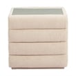 Pemberly Row Modern / Contemporary Engineered Wood Nightstand Beige