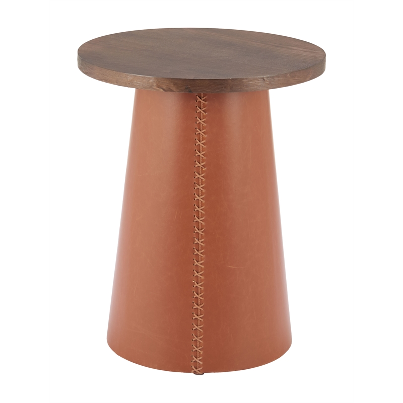 Pemberly Row Modern / Contemporary Engineered Wood Side Table Brown