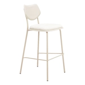 Pemberly Row Contemporary Engineered Wood Barstool (Set of 4) Light Gray