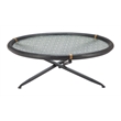Pemberly Row Modern / Contemporary Wood Coffee Table Black Finish