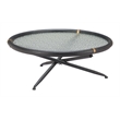 Pemberly Row Modern / Contemporary Wood Coffee Table Black Finish