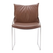 Pemberly Row Contemporary Engineered Wood Dining Chair (Set of 2) Brown