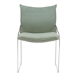 Pemberly Row Contemporary Engineered Wood Dining Chair (Set of 2) Green
