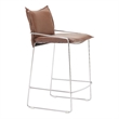 Pemberly Row Contemporary Engineered Wood Counter Stool Brown