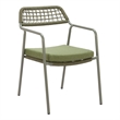 Pemberly Row Contemporary Metal Dining Chair (Set of 2) Green