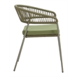 Pemberly Row Contemporary Metal Dining Chair (Set of 2) Green