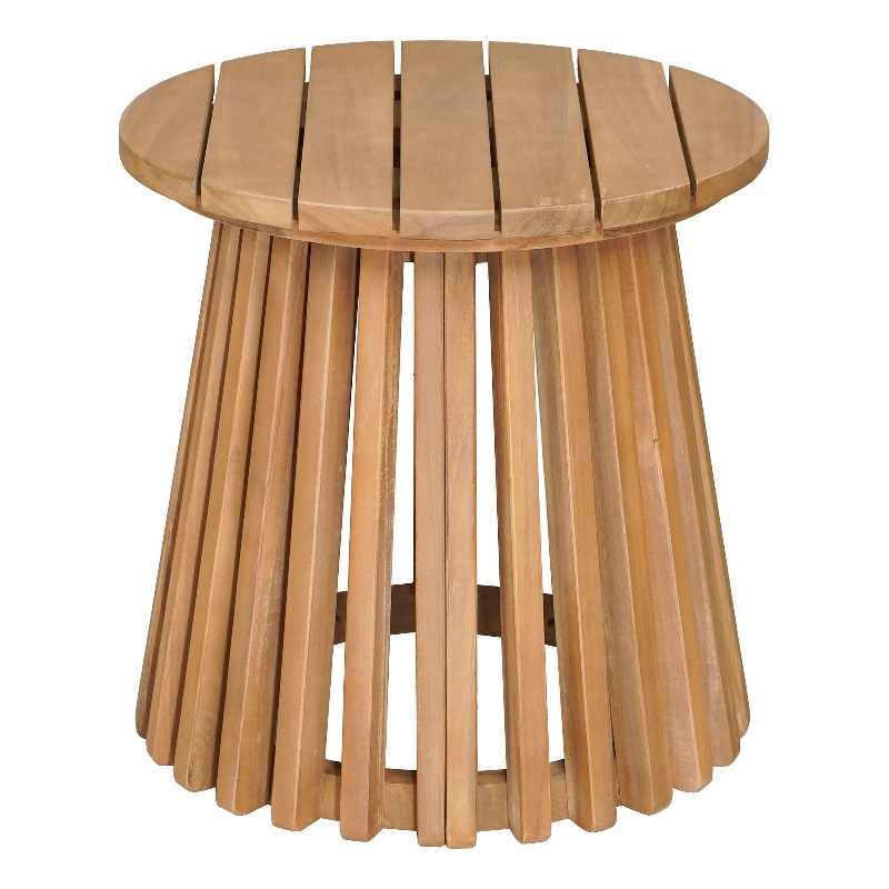 Pemberly Row Modern / Contemporary Solid Wood Side Table Natural